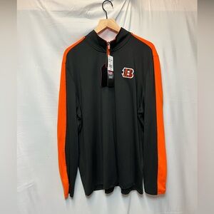 Antigua Team Apparel Black NFL Cincinnati Bengals Lightweight Pullover